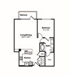 A3 web floor plan A3 web floor plan at Windsor Fitzhugh, 4926 Mission Avenue, Dallas
